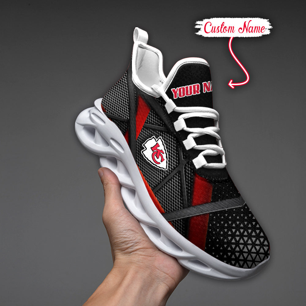 Personalized Kansas City Chiefs NFL Max Soul Shoes Sneakers for Men And Women – NFL Football Fan Shoes, Team Sneakers - Image 4