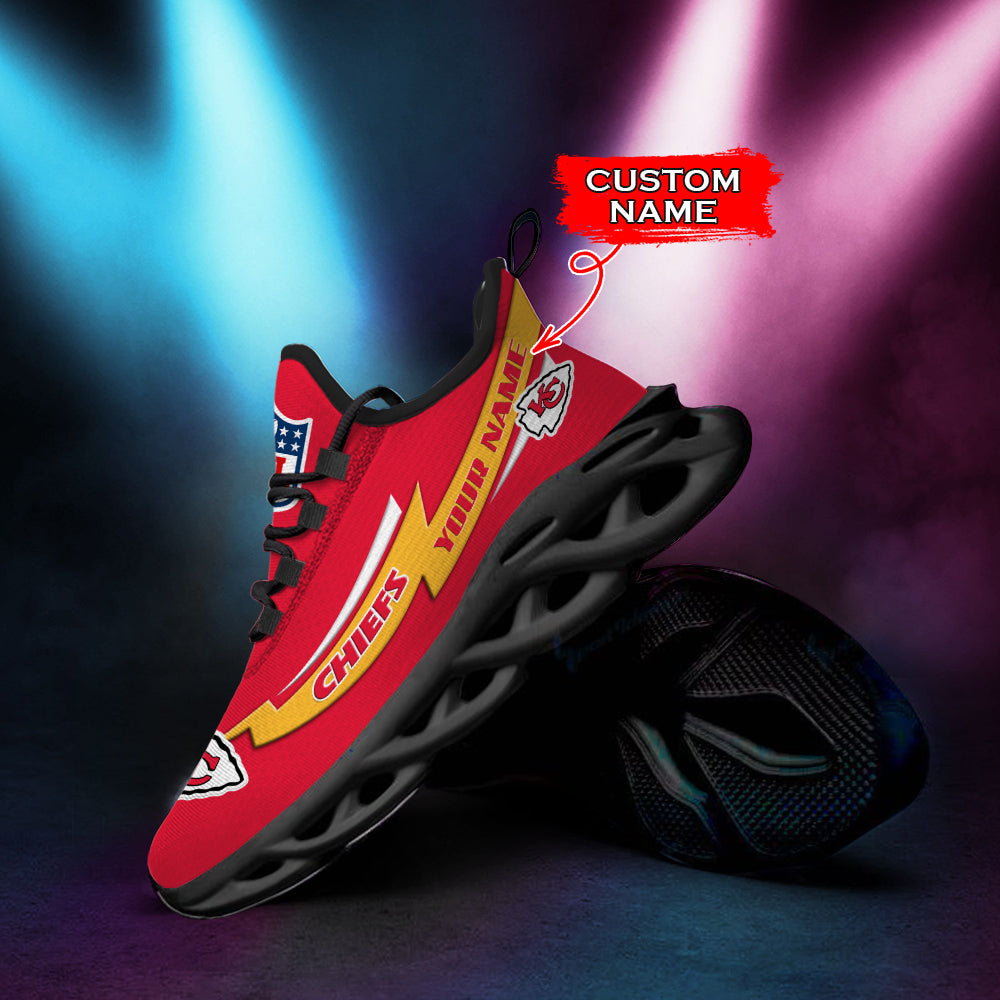 Personalized Kansas City Chiefs NFL Max Soul Shoes Sneakers for Men And Women – NFL Football Fan Shoes, Team Sneakers - Image 6
