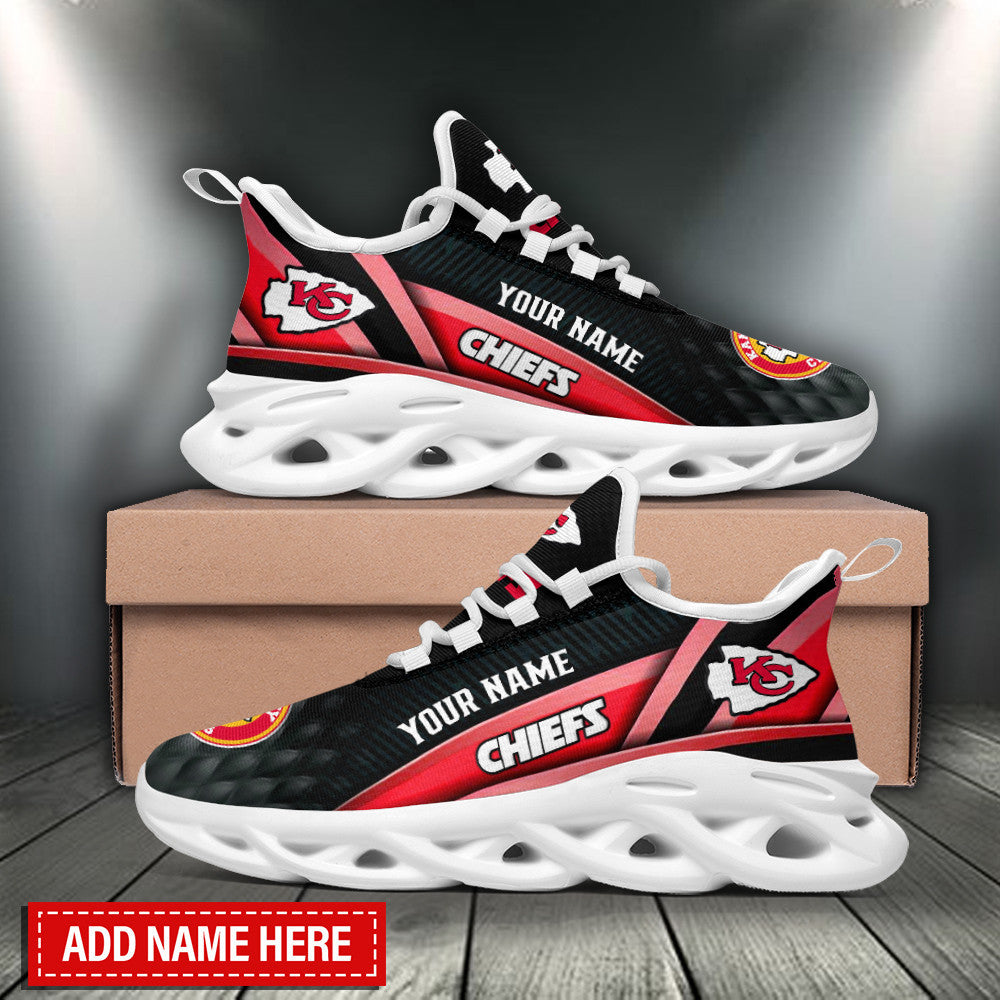 Personalized Kansas City Chiefs NFL Max Soul Shoes Sneakers for Men And Women – NFL Football Fan Shoes, Team Sneakers