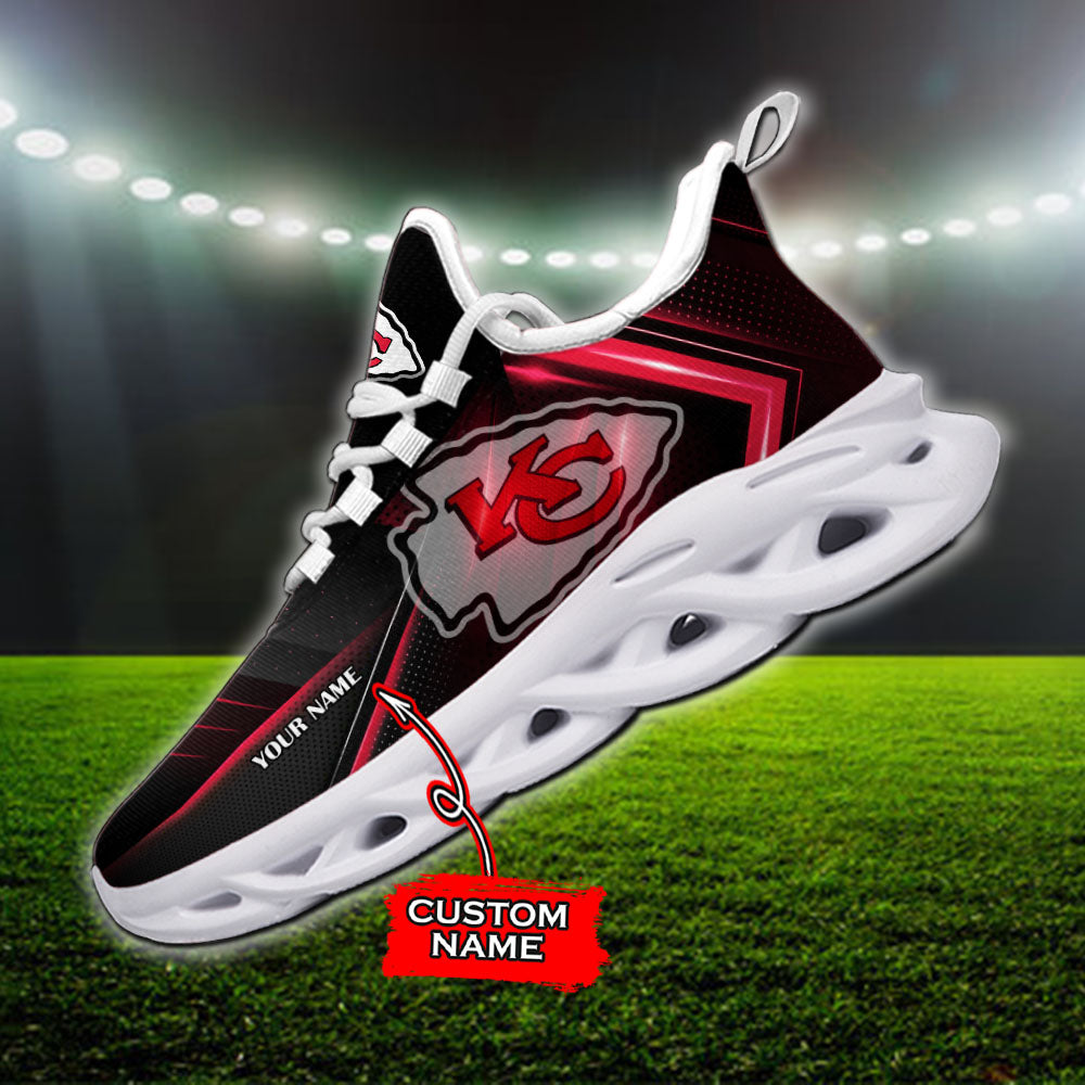 Personalized Kansas City Chiefs NFL Max Soul Shoes Sneakers for Men And Women – NFL Football Fan Shoes, Team Sneakers