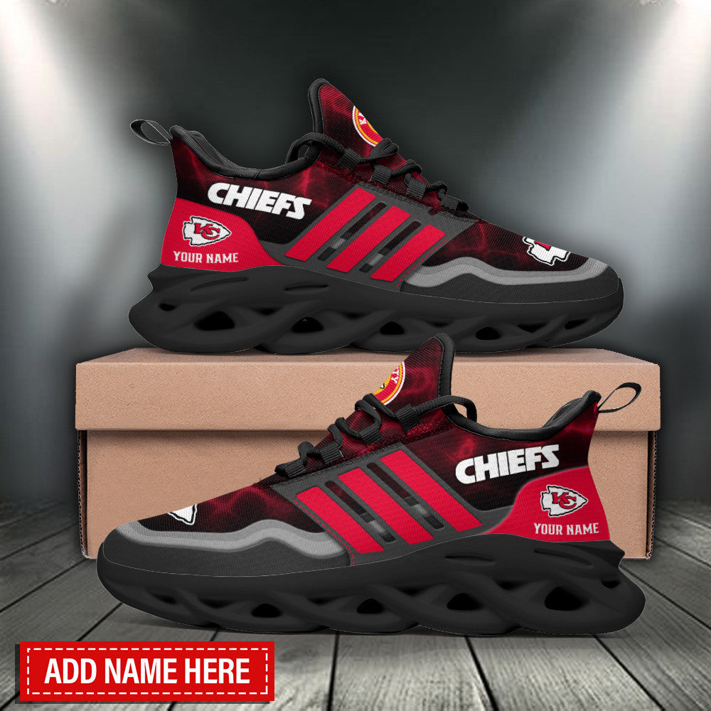 Personalized Kansas City Chiefs NFL Max Soul Shoes Sneakers for Men And Women – NFL Football Fan Shoes, Team Sneakers