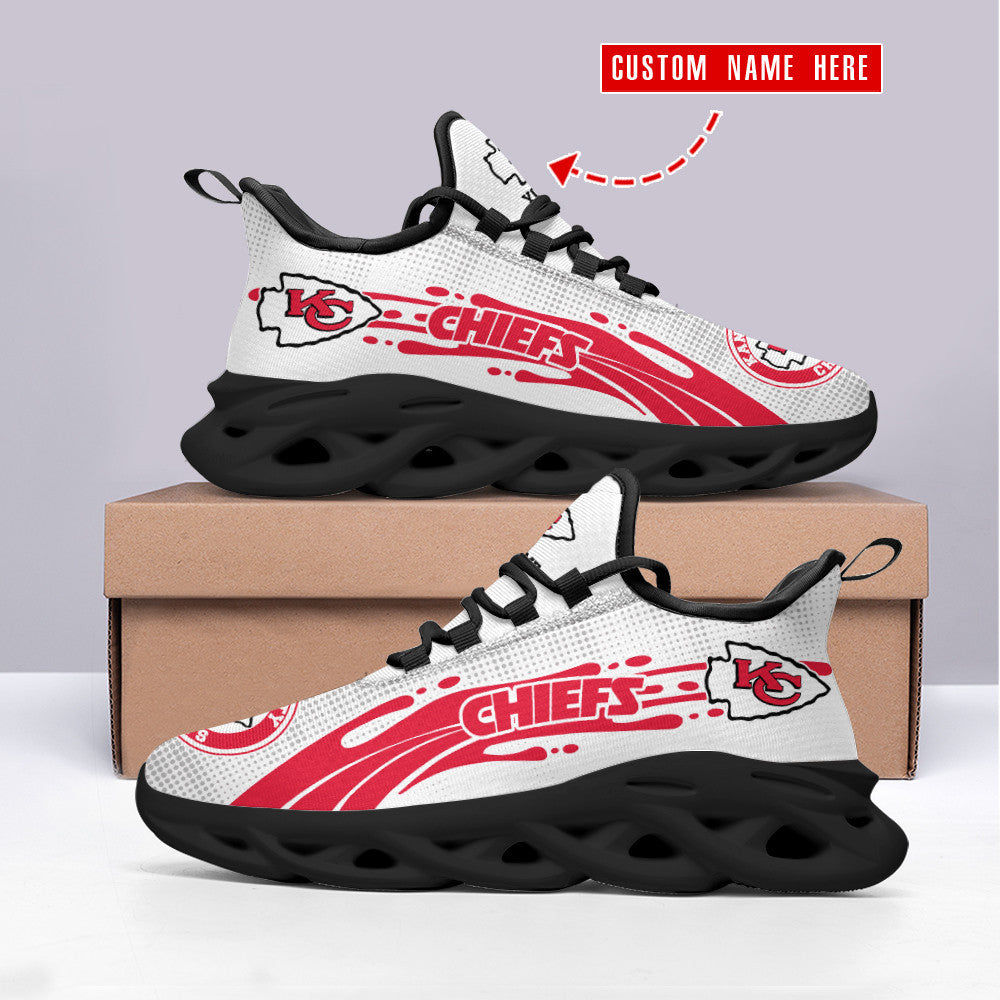 Personalized Kansas City Chiefs NFL Max Soul Shoes Sneakers for Men And Women – NFL Football Fan Shoes, Team Sneakers