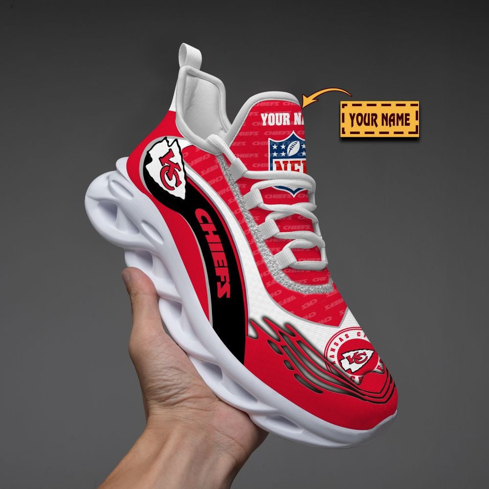 Personalized Kansas City Chiefs NFL Max Soul Shoes Sneakers for Men And Women – NFL Football Fan Shoes, Team Sneakers - Image 3