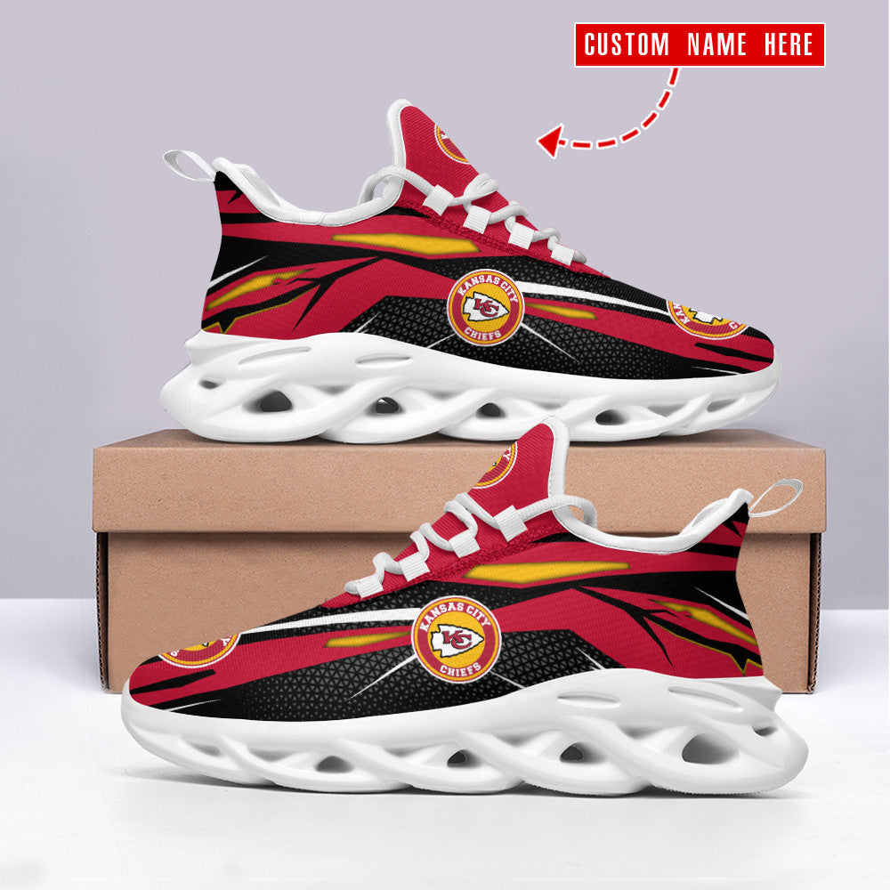 Personalized Kansas City Chiefs NFL Max Soul Shoes Sneakers for Men And Women – NFL Football Fan Shoes, Team Sneakers