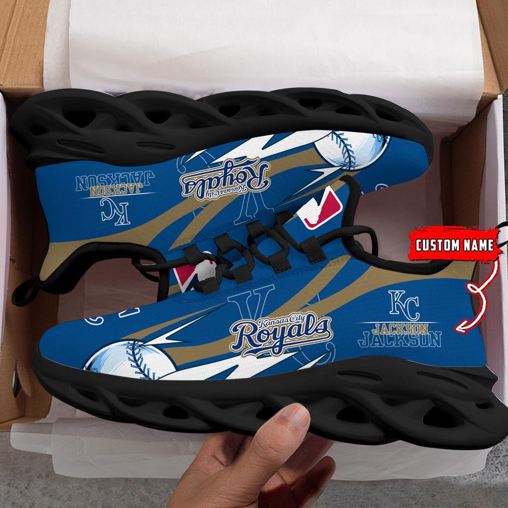 Personalized Kansas City Royals Max Soul Shoes Sneakers for Men And Women – MLB Baseball Fan Shoes, Team Sneakers - Image 4