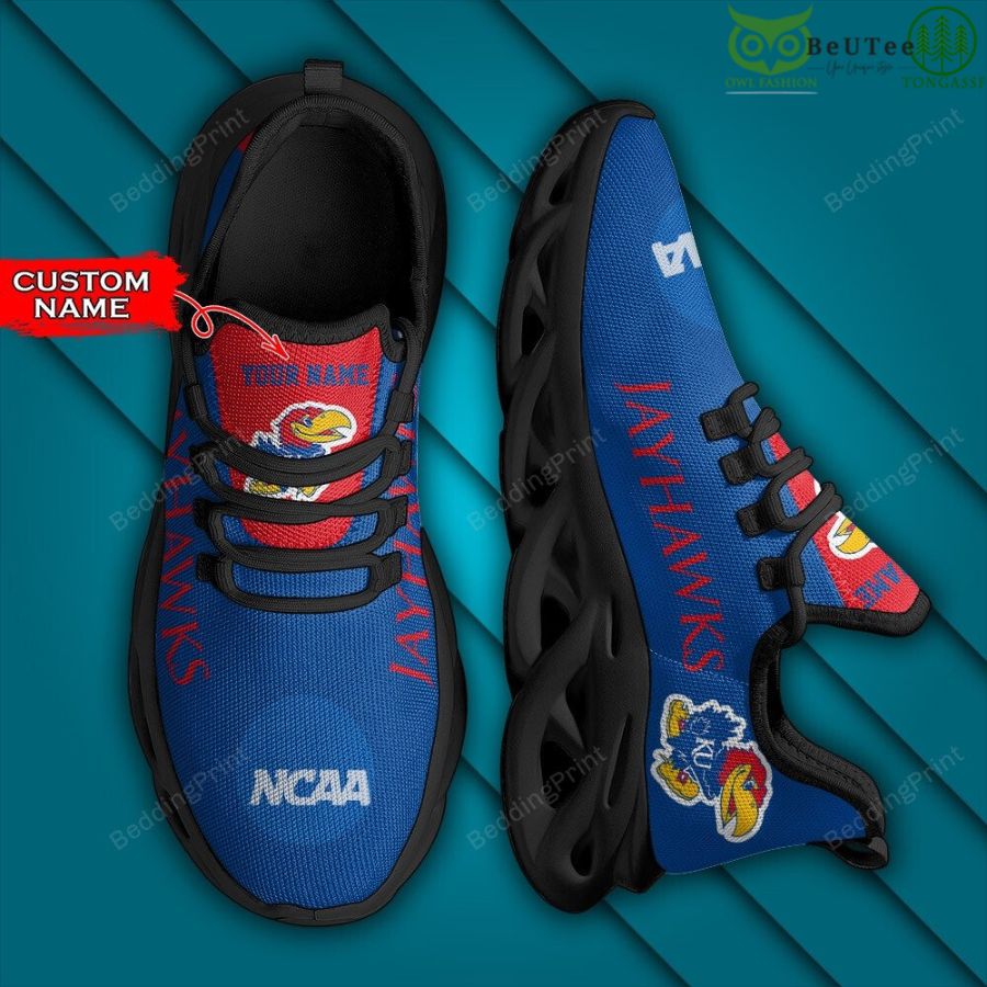 Personalized Kansas Jayhawks Max Soul Shoes Sneakers for Men And Women – NBA Basketball Fan Shoes, Team Sneakers