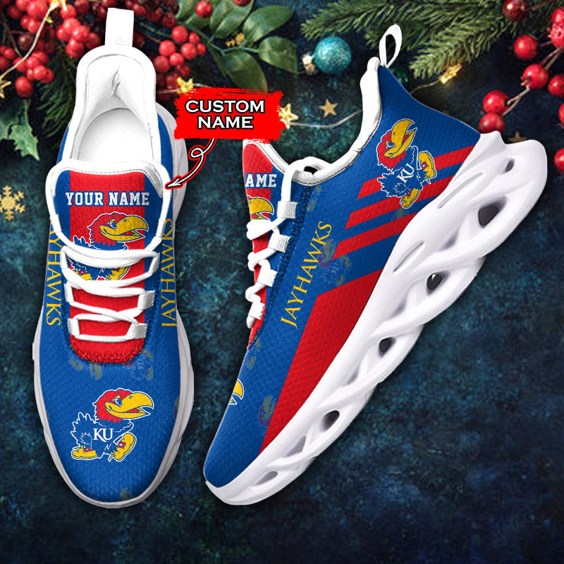 Personalized Kansas Jayhawks NCAA Max Soul Shoes Sneakers for Men And Women – NCAA Fan Shoes, Team Sneakers