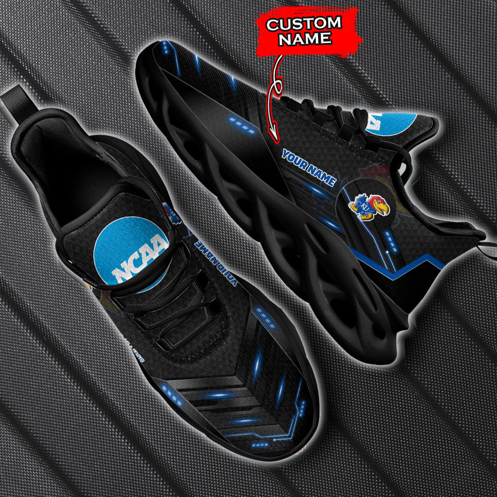 Personalized Kansas Jayhawks NCAA Max Soul Shoes Sneakers for Men And Women – NCAA Fan Shoes, Team Sneakers - Image 5