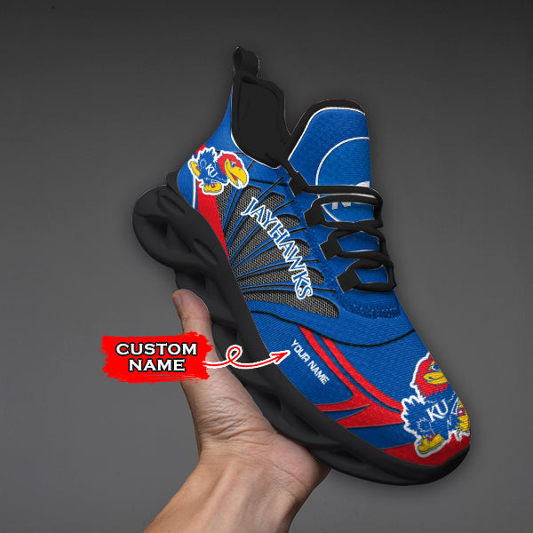 Personalized Kansas Jayhawks NCAA Max Soul Shoes Sneakers for Men And Women – NCAA Fan Shoes, Team Sneakers - Image 5