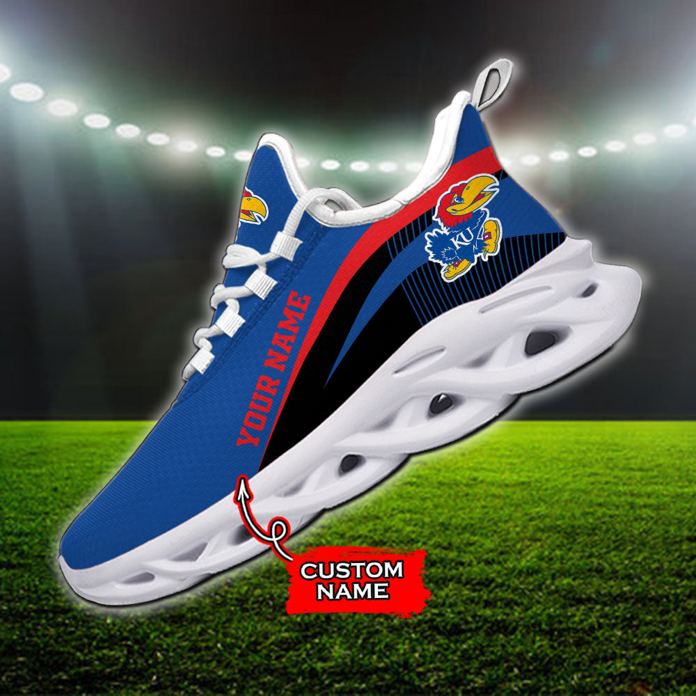 Personalized Kansas Jayhawks NCAA Max Soul Shoes Sneakers for Men And Women – NCAA Fan Shoes, Team Sneakers