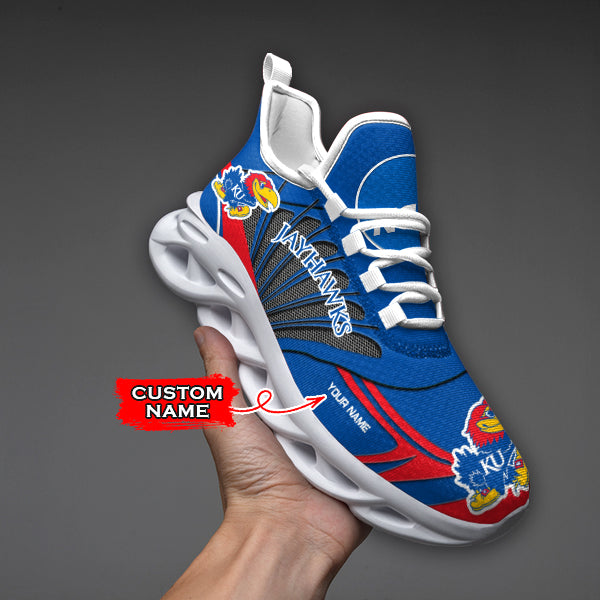 Personalized Kansas Jayhawks NCAA Max Soul Shoes Sneakers for Men And Women – NCAA Fan Shoes, Team Sneakers - Image 6
