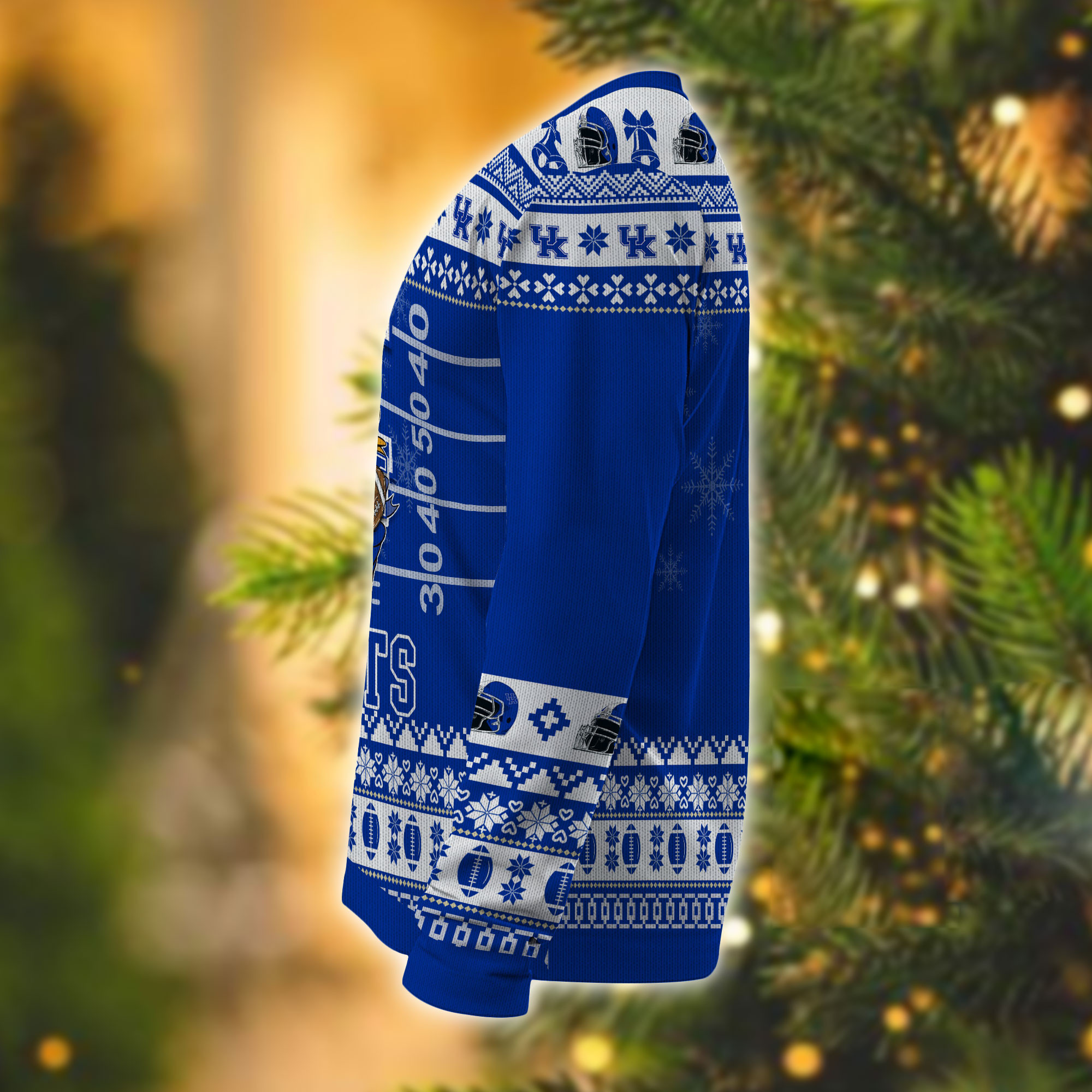 Personalized Kentucky Wildcats Mickey Ugly Christmas Sweater, - Image 4