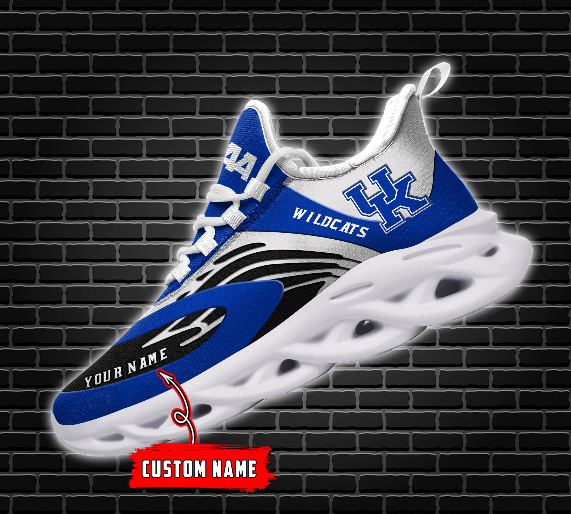 Personalized Kentucky Wildcats NCAA Max Soul Shoes Sneakers for Men And Women – NCAA Fan Shoes, Team Sneakers - Image 4