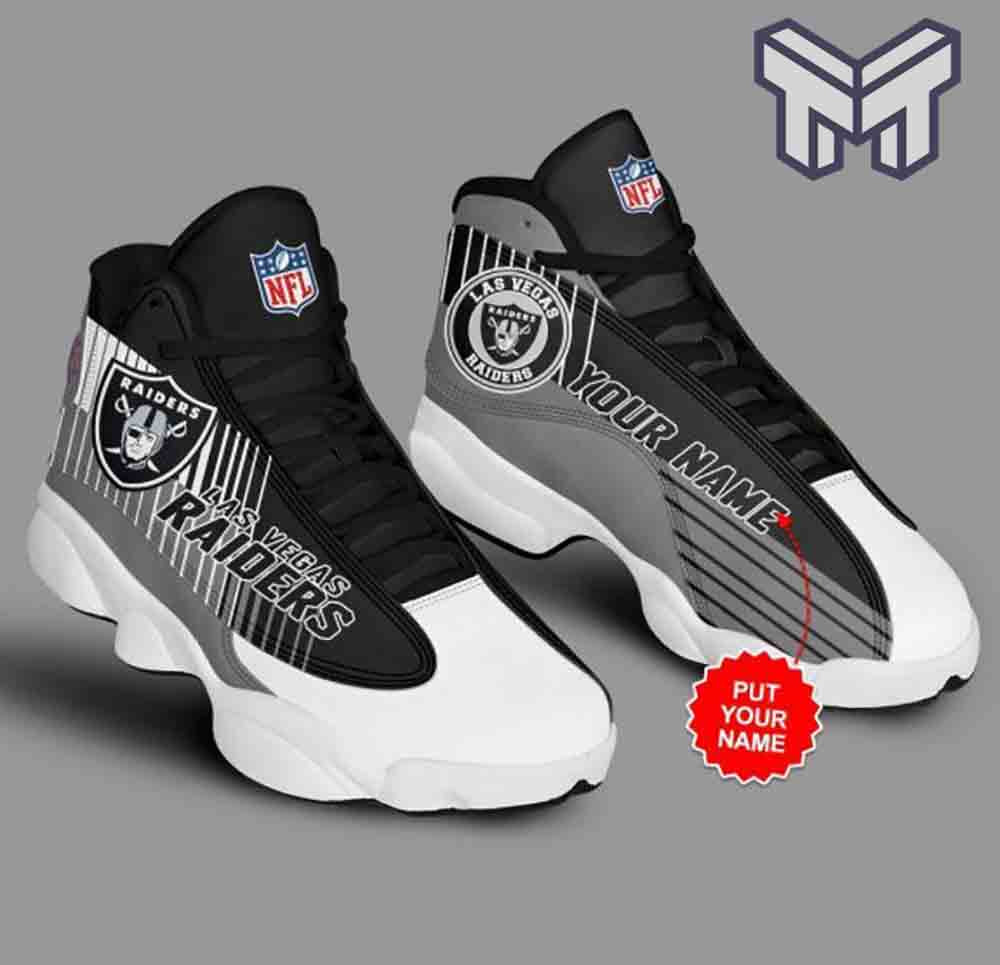 Personalized Las Vegas Raiders JD13 Sneakers Shoes for Men & Women | Custom Fan Gift