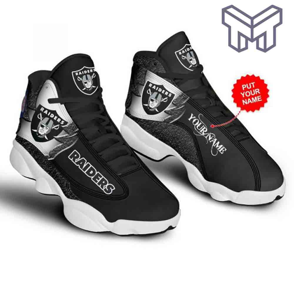 Personalized Las Vegas Raiders JD13 Sneakers Shoes for Men & Women | Custom Fan Gift