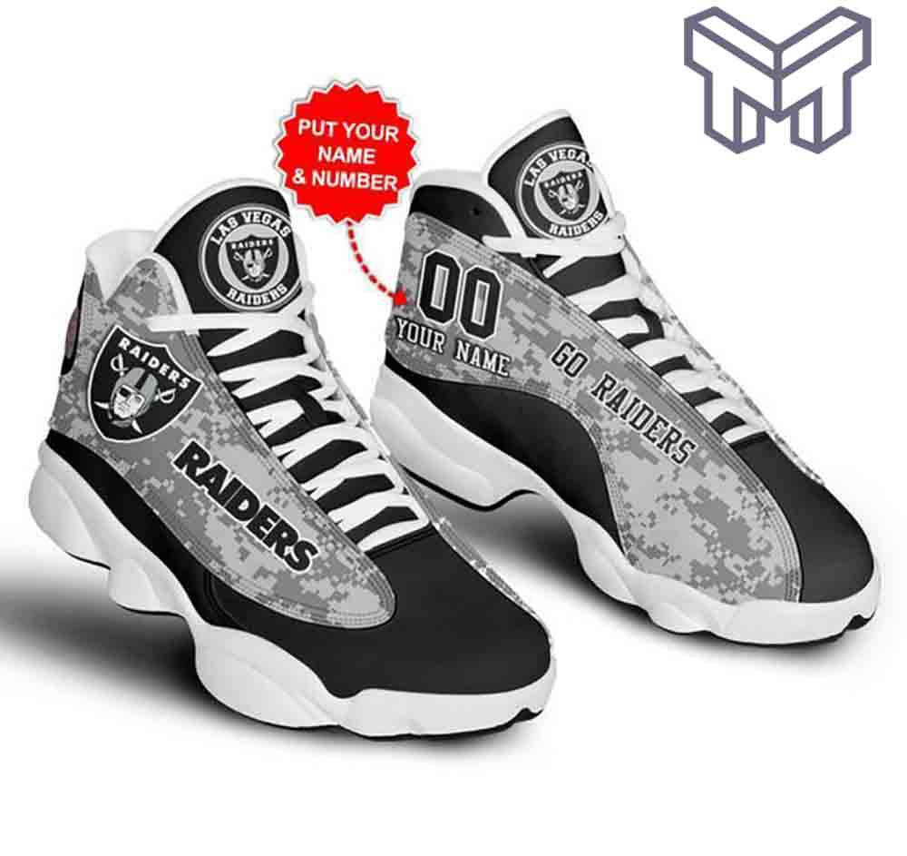 Personalized Las Vegas Raiders JD13 Sneakers Shoes for Men & Women | Custom Fan Gift