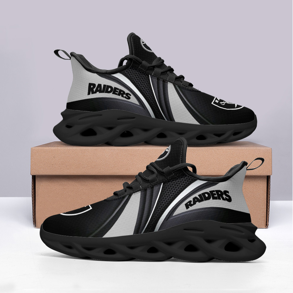 Personalized Las Vegas Raiders Max Soul Shoes Sneakers for Men And Women – NFL Football Fan Shoes, Team Sneakers