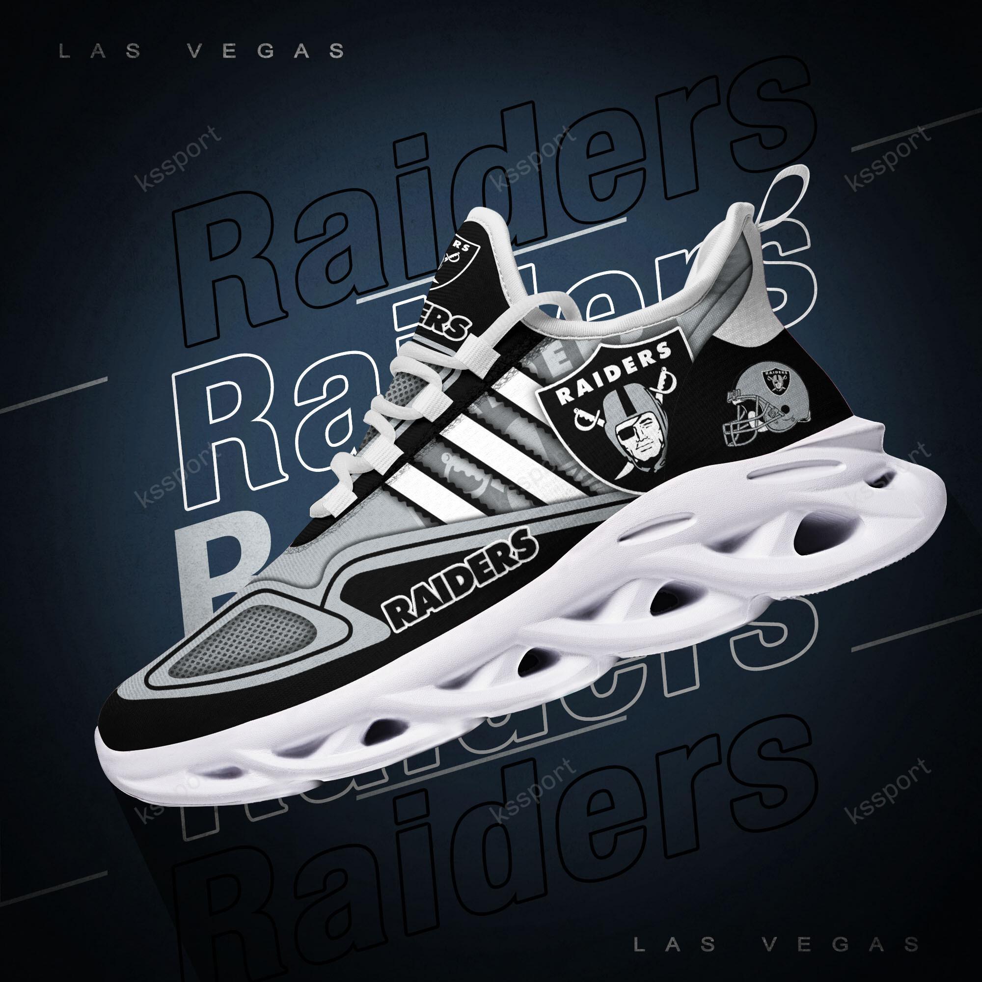 Personalized Las Vegas Raiders Max Soul Shoes Sneakers for Men And Women – NFL Football Fan Shoes, Team Sneakers - Image 7