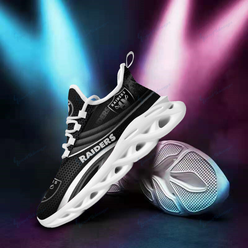 Personalized Las Vegas Raiders NFL Max Soul Shoes Sneakers for Men And Women – NFL Football Fan Shoes, Team Sneakers - Image 3