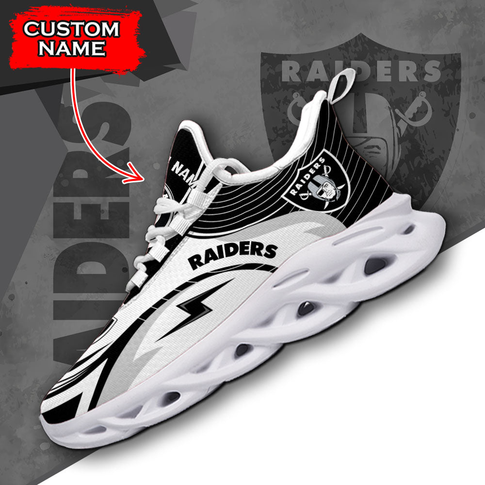 Personalized Las Vegas Raiders NFL Max Soul Shoes Sneakers for Men And Women – NFL Football Fan Shoes, Team Sneakers