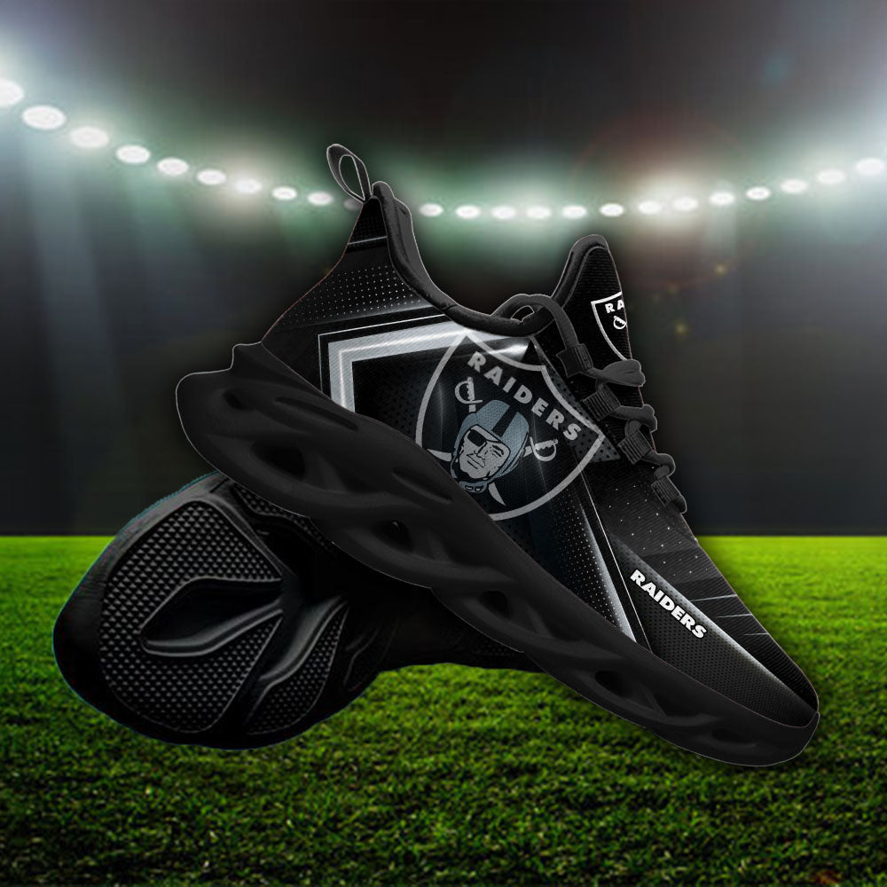 Personalized Las Vegas Raiders NFL Max Soul Shoes Sneakers for Men And Women – NFL Football Fan Shoes, Team Sneakers - Image 4
