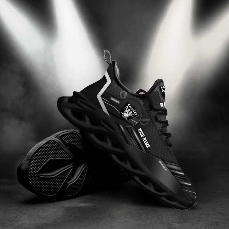 Personalized Las Vegas Raiders NFL Max Soul Shoes Sneakers for Men And Women – NFL Football Fan Shoes, Team Sneakers - Image 3