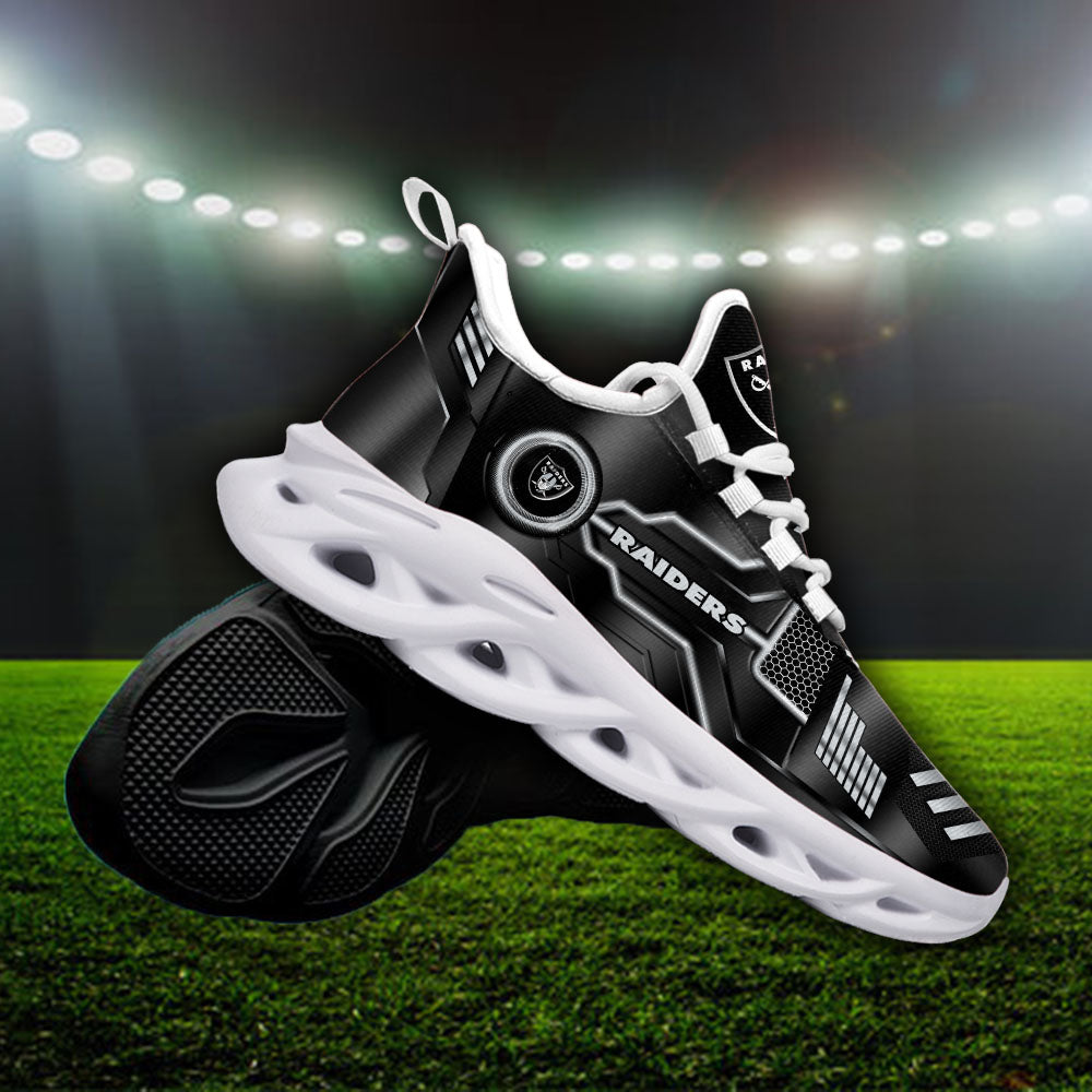Personalized Las Vegas Raiders NFL Max Soul Shoes Sneakers for Men And Women – NFL Football Fan Shoes, Team Sneakers - Image 3