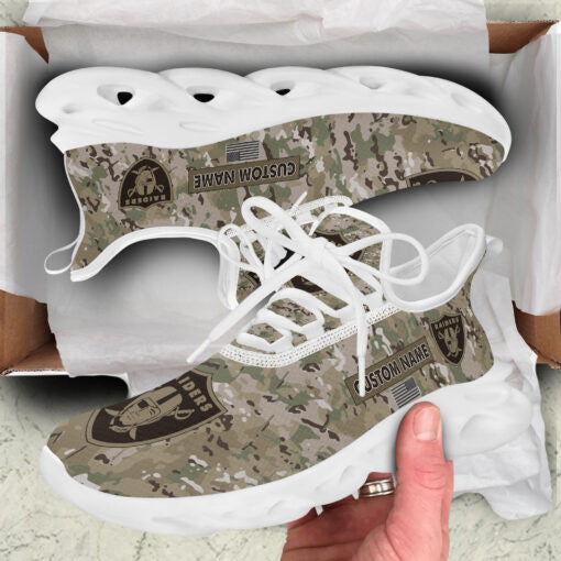 Personalized Las Vegas Raiders NFL Max Soul Shoes Sneakers for Men And Women – NFL Football Fan Shoes, Team Sneakers