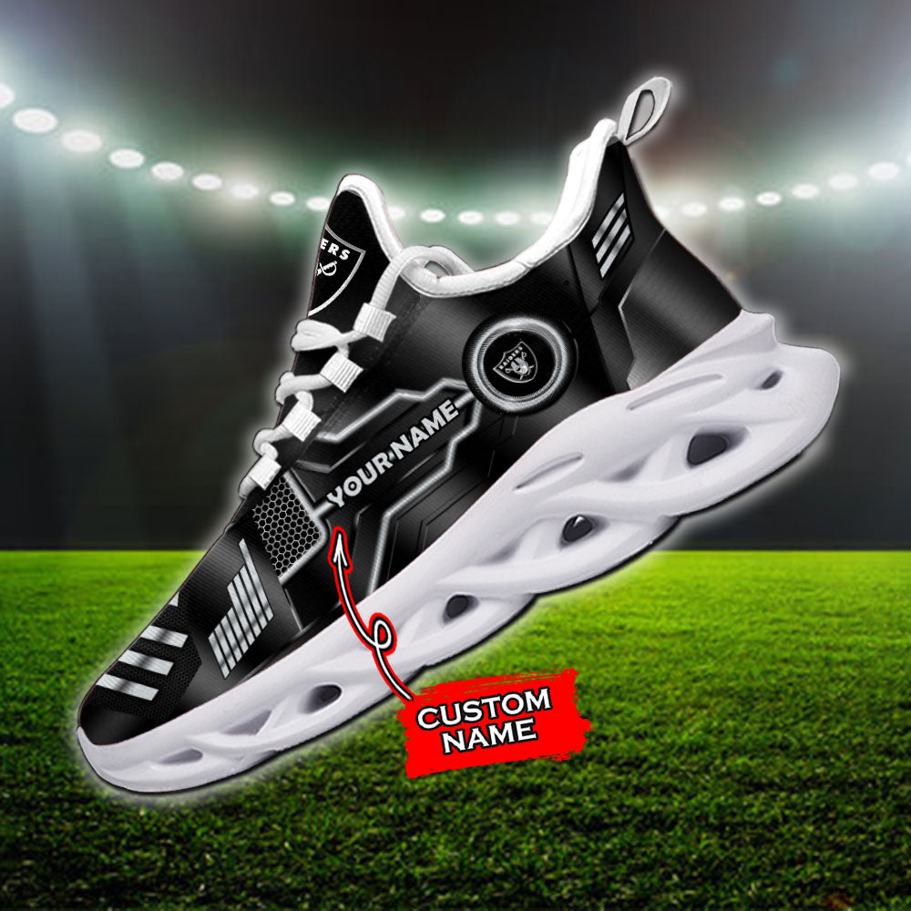 Personalized Las Vegas Raiders NFL Max Soul Shoes Sneakers for Men And Women – NFL Football Fan Shoes, Team Sneakers