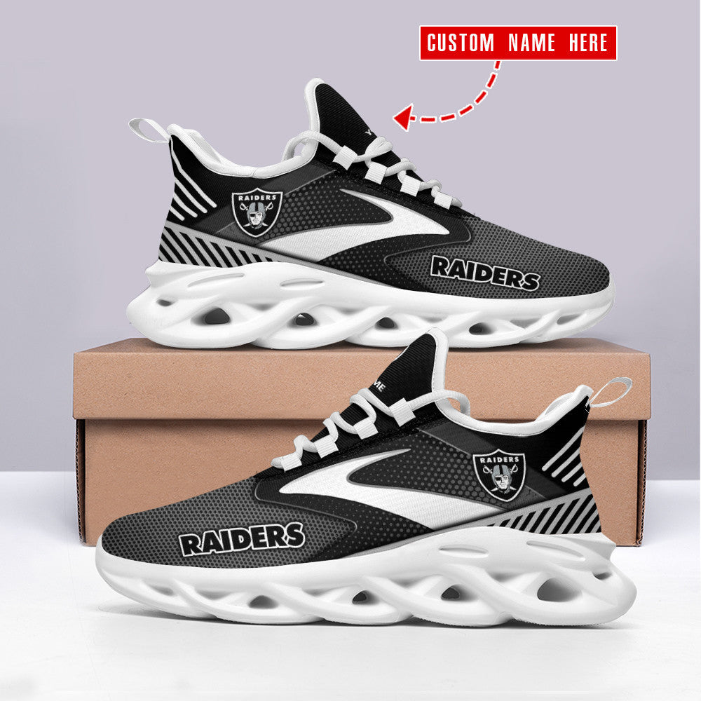 Personalized Las Vegas Raiders NFL Max Soul Shoes Sneakers for Men And Women – NFL Football Fan Shoes, Team Sneakers