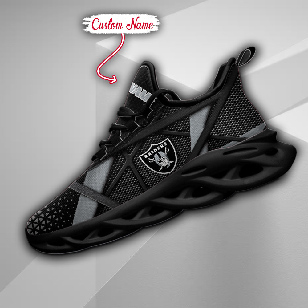 Personalized Las Vegas Raiders NFL Max Soul Shoes Sneakers for Men And Women – NFL Football Fan Shoes, Team Sneakers - Image 6