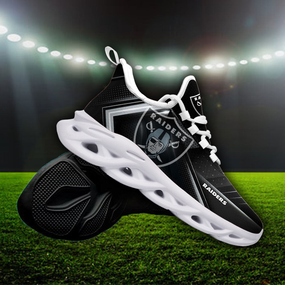 Personalized Las Vegas Raiders NFL Max Soul Shoes Sneakers for Men And Women – NFL Football Fan Shoes, Team Sneakers - Image 3