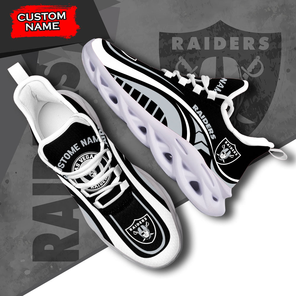 Personalized Las Vegas Raiders NFL Max Soul Shoes Sneakers for Men And Women – NFL Football Fan Shoes, Team Sneakers - Image 6