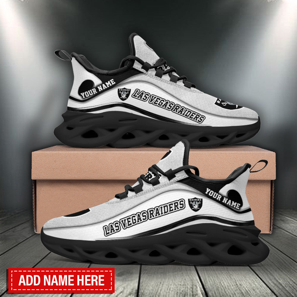 Personalized Las Vegas Raiders NFL Max Soul Shoes Sneakers for Men And Women – NFL Football Fan Shoes, Team Sneakers