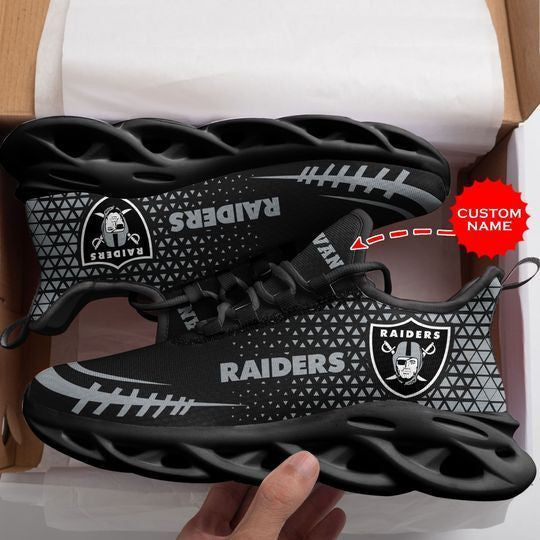 Personalized Las Vegas Raiders NFL Max Soul Shoes Sneakers for Men And Women – NFL Football Fan Shoes, Team Sneakers