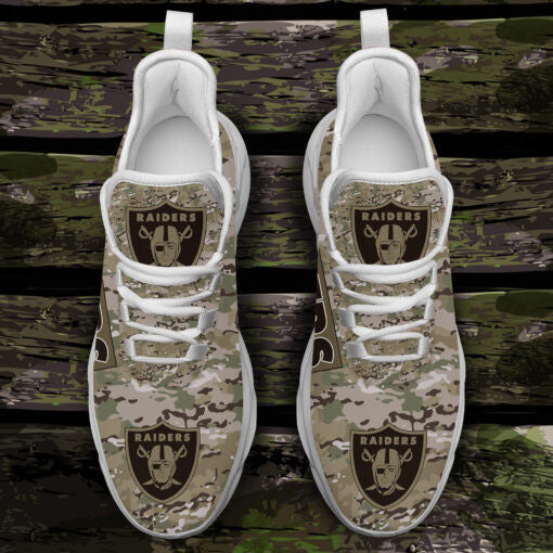 Personalized Las Vegas Raiders NFL Max Soul Shoes Sneakers for Men And Women – NFL Football Fan Shoes, Team Sneakers - Image 3