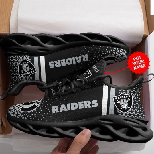 Personalized Las Vegas Raiders NFL Max Soul Shoes Sneakers for Men And Women – NFL Football Fan Shoes, Team Sneakers