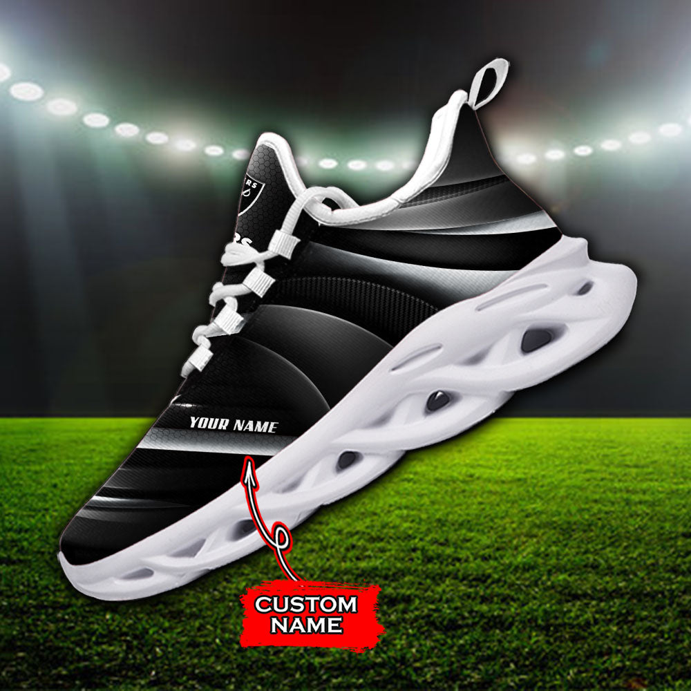 Personalized Las Vegas Raiders NFL Max Soul Shoes Sneakers for Men And Women – NFL Football Fan Shoes, Team Sneakers