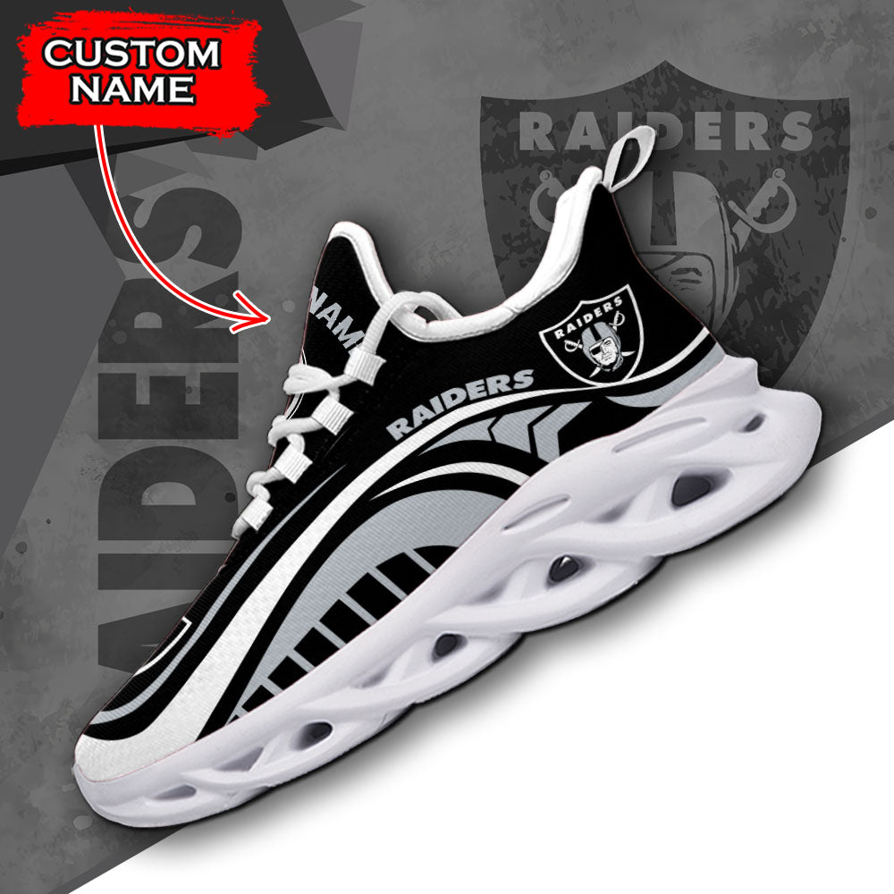 Personalized Las Vegas Raiders NFL Max Soul Shoes Sneakers for Men And Women – NFL Football Fan Shoes, Team Sneakers