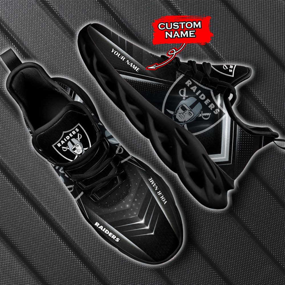 Personalized Las Vegas Raiders NFL Max Soul Shoes Sneakers for Men And Women – NFL Football Fan Shoes, Team Sneakers - Image 6