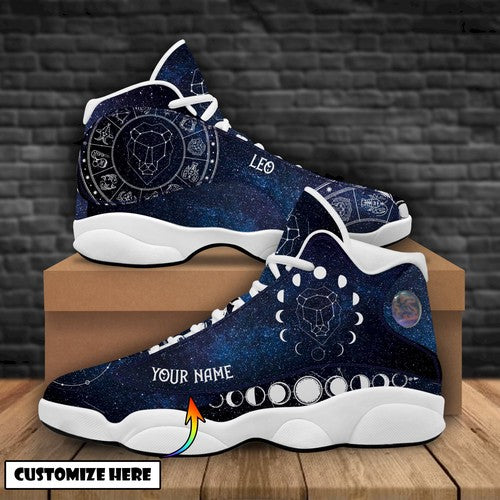 Personalized Leo Zodiac JD13 Sneakers Shoes for Men & Women | Personalized Gift for Style Lovers