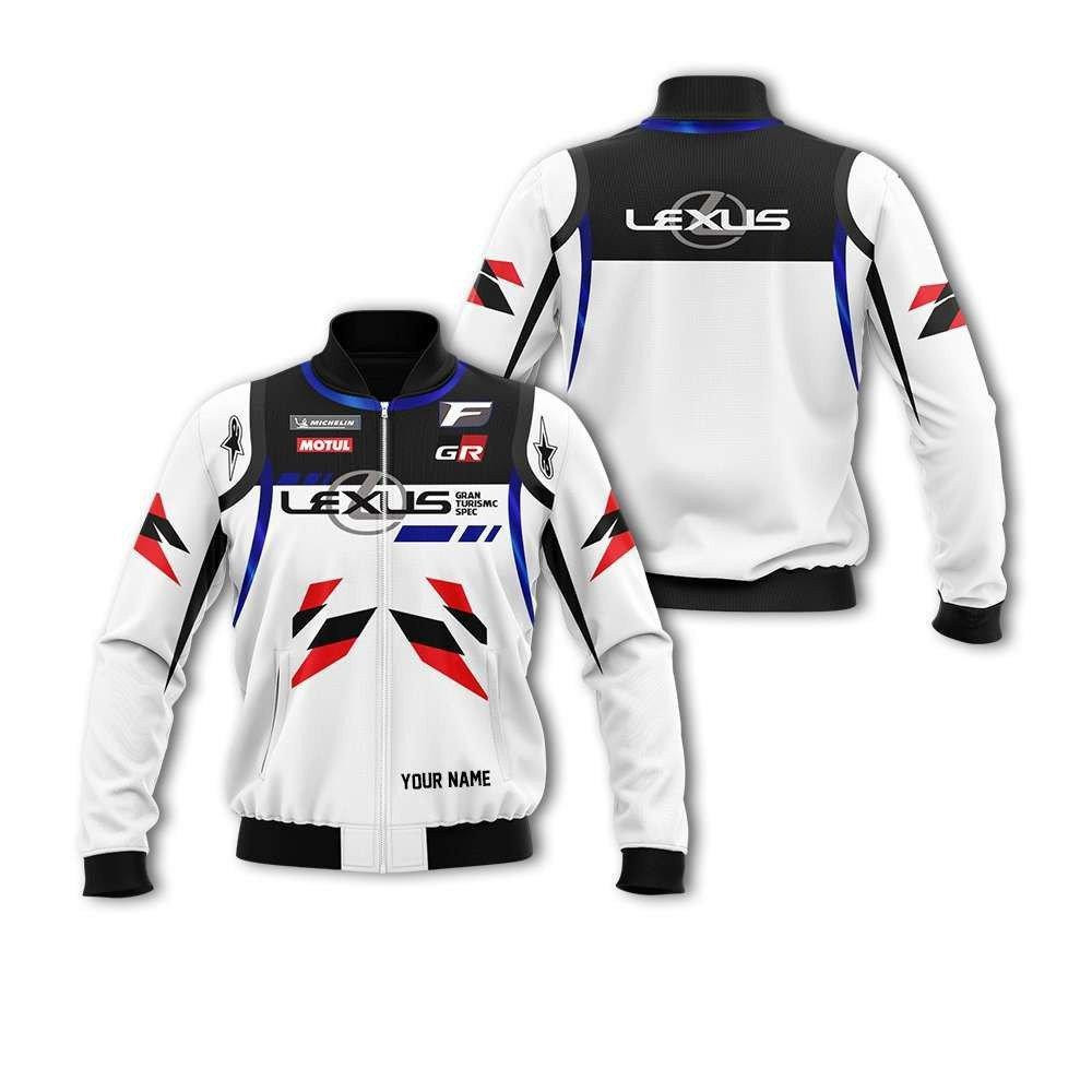 Personalized Lexus Gazoo Racing Bomber Jacket | Automotive Jacket for Men & Women | Car Fan Gift