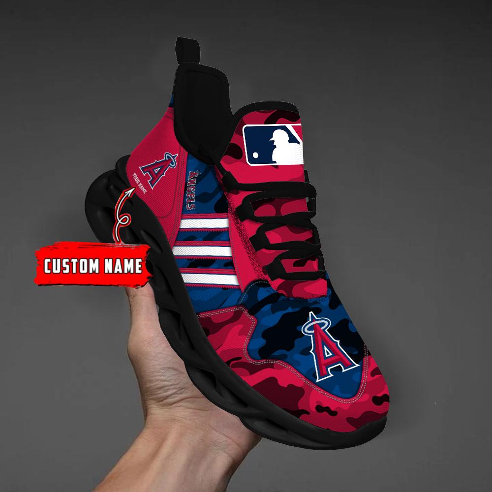 Personalized Los Angeles Angels Max Soul Shoes Sneakers for Men And Women – MLB Baseball Fan Shoes, Team Sneakers - Image 7