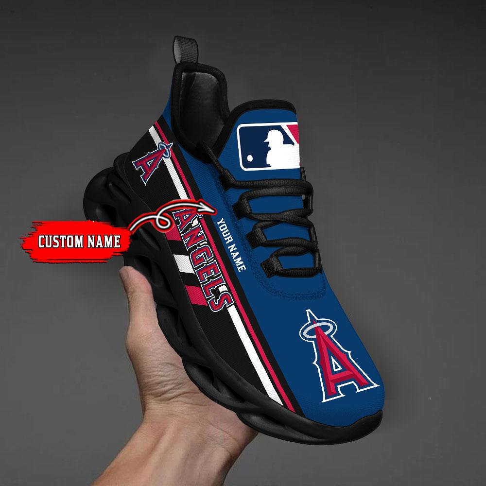 Personalized Los Angeles Angels Max Soul Shoes Sneakers for Men And Women – MLB Baseball Fan Shoes, Team Sneakers - Image 7