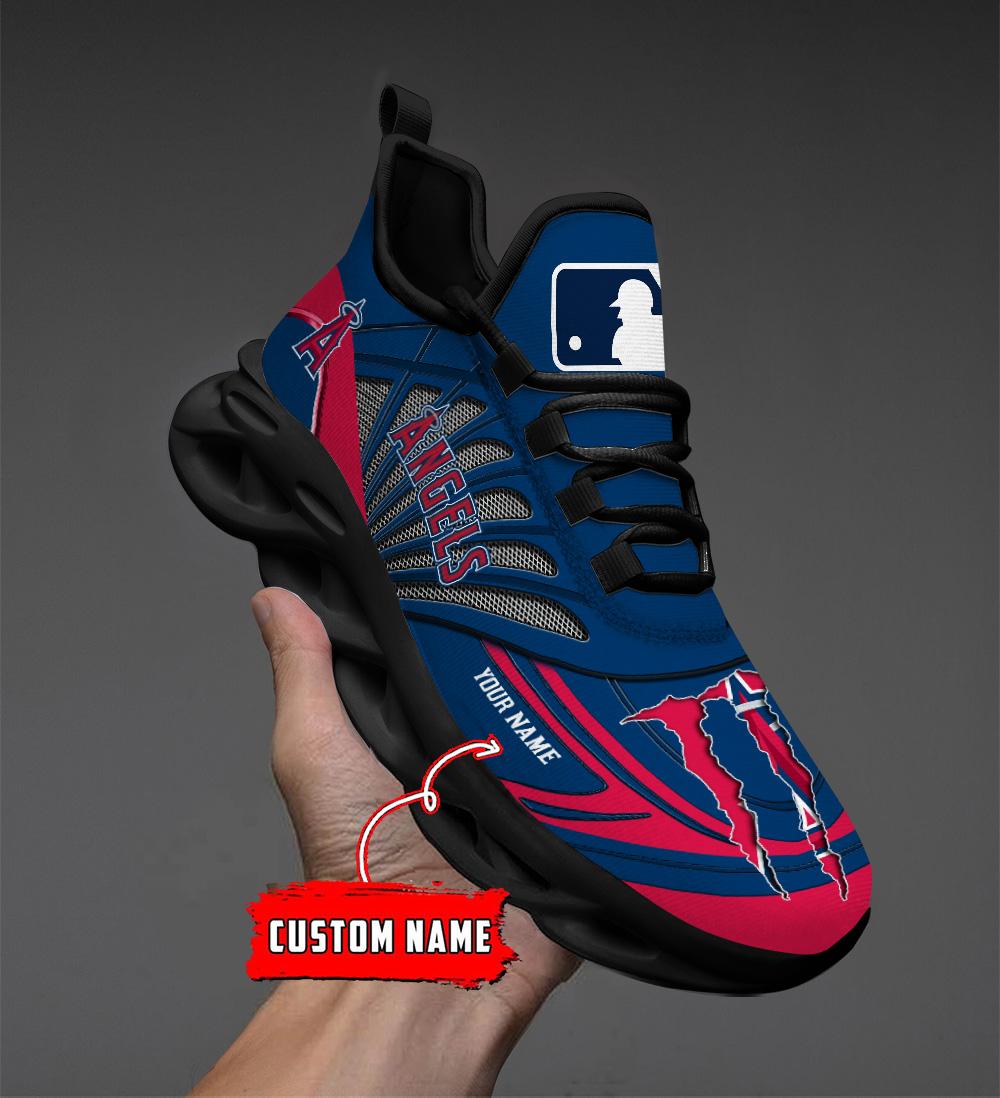 Personalized Los Angeles Angels Max Soul Shoes Sneakers for Men And Women – MLB Baseball Fan Shoes, Team Sneakers - Image 5