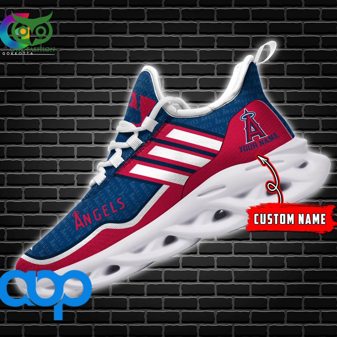 Personalized Los Angeles Angels Max Soul Shoes Sneakers for Men And Women – MLB Baseball Fan Shoes, Team Sneakers - Image 4