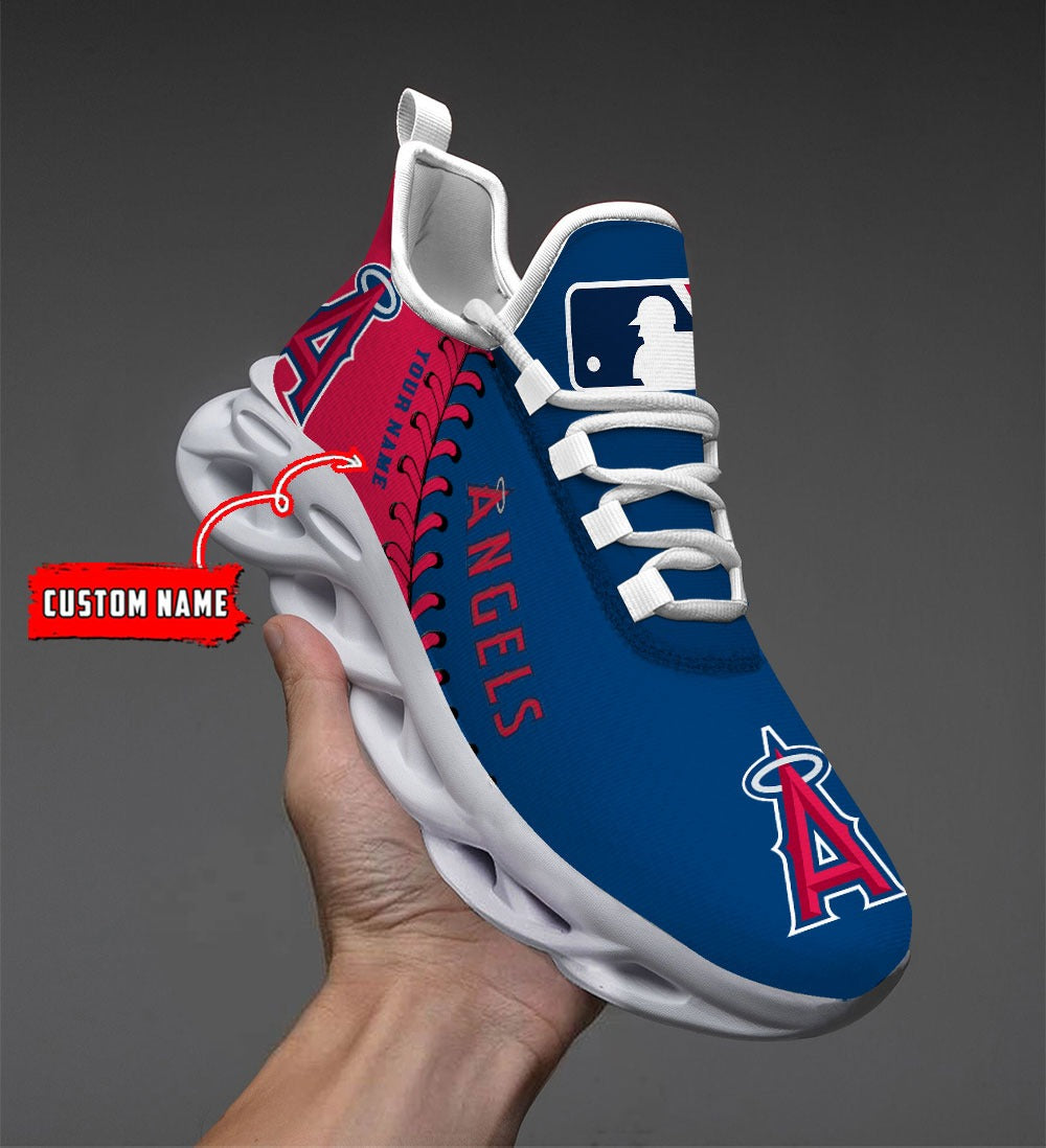 Personalized Los Angeles Angels MLB Max Soul Shoes Sneakers for Men And Women – MLB Baseball Fan Shoes, Team Sneakers