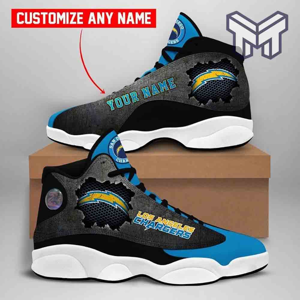 Personalized Los Angeles Chargers JD13 Sneakers Shoes for Men & Women | Custom Fan Gift
