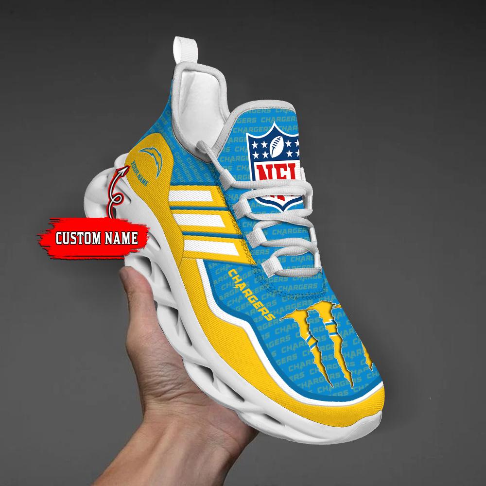 Personalized Los Angeles Chargers Max Soul Shoes Sneakers for Men And Women – NFL Football Fan Shoes, Team Sneakers - Image 6