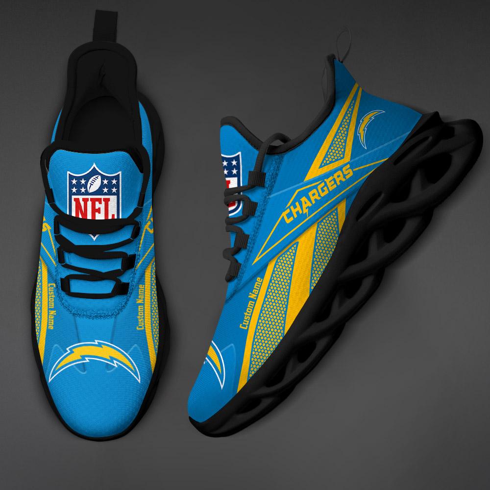 Personalized Los Angeles Chargers Max Soul Shoes Sneakers for Men And Women – NFL Football Fan Shoes, Team Sneakers - Image 5